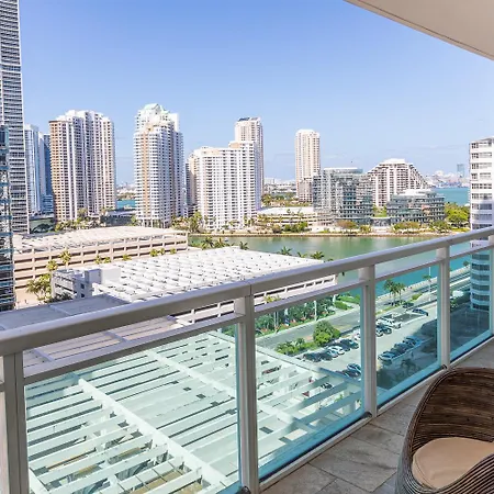 Brickell Oasis - 2Bed 2Bath Lux Building Appartement